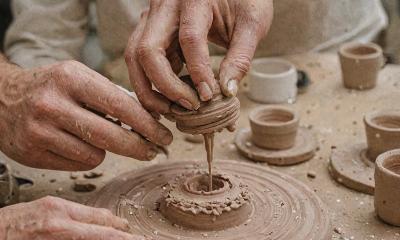Ceramic sculpture creation process